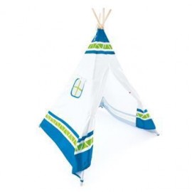 TIENDA TIPI  (AZUL)  - HAPE  - TEEPEE TENT  (BLUE)-JuguetesEstrella-JUEGOS DE JARDINERÍA Y PLAYA