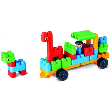 GUARDIAN DEL ZOOLOGICO Y CARROS - HAPE - ZOO KEEPER ´N´ CARS-JuguetesEstrella-JUEGOS DE ENSAMBLE Y CONSTRUCCI