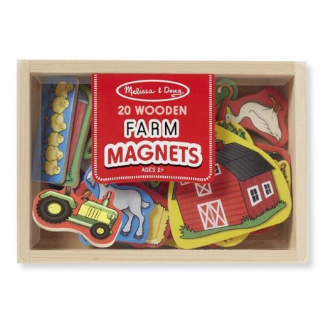 IMAGENES MAGNETICAS DE LA GRANJA - M&D - FARM MAGNETS-JuguetesEstrella-JUEGOS DE ENSAMBLE Y CONSTRUCCI