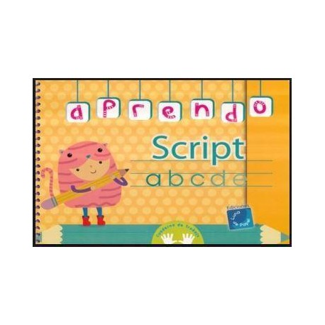 LIBRO APRENDO SCRIPT-JuguetesEstrella-LIBROS, CUENTOS Y GUÍAS