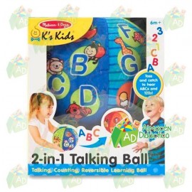 PELOTA 2 EN 1 - MELISSA & DOUG - 2 IN 1 TALKING BALL-JuguetesEstrella-LECTOESCRITURA