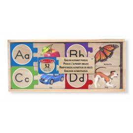 ROMPECABEZAS ALFABETICO EN INGLES - MELISSA & DOUG - ENGLISH ALPHABET-JuguetesEstrella-LECTOESCRITURA