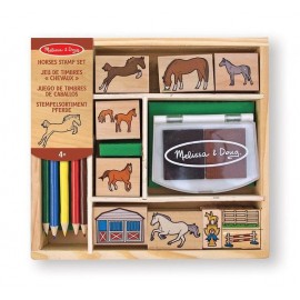 SELLOS DE CABALLOS - MELISSA & DOUG - HORSES STAMPS-JuguetesEstrella-MATERIAL PARA DOCENTES