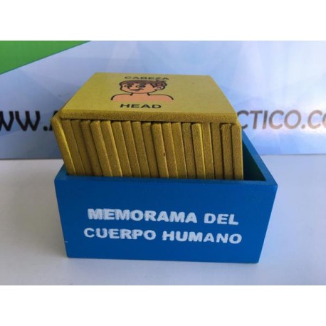 MEMORAMA DEL CUERPO HUMANO-JuguetesEstrella-MEMORAMAS, LOTERÍAS Y DOMINOS