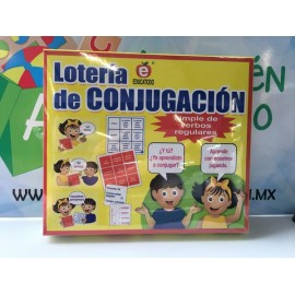 LOTERIA DE CONJUGACIÓN-JuguetesEstrella-MEMORAMAS, LOTERÍAS Y DOMINOS