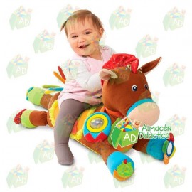 CABALLITO MONTABLE DE PELUCHE - M&D - GIDDY-UP & PLAY ACTIVITY TOY-JuguetesEstrella-MONTABLES Y ANDADERAS