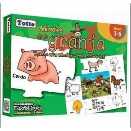 ANIMALES DE LA GRANJA-JuguetesEstrella-ROMPECABEZAS