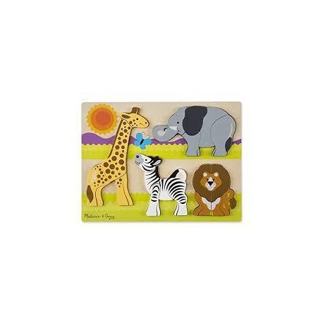 ROMPECABEZA CON PIEZAS MACIZAS - MELISSA AND DOUG - SAFARI-JuguetesEstrella-ROMPECABEZAS