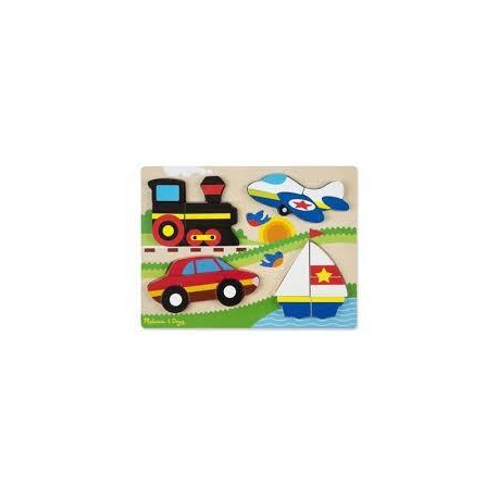 ROMPECABEZA CON PIEZAS MACIZAS - MELISSA AND DOUG - VEHICLES-JuguetesEstrella-ROMPECABEZAS