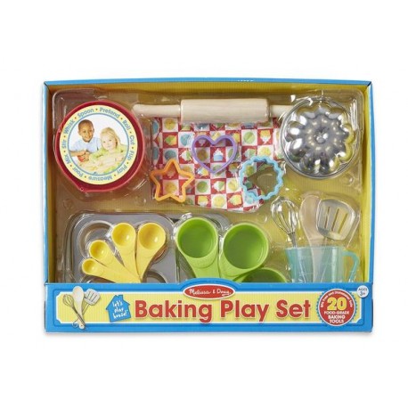 JUEGO DE COCINA PARA HORNEAR - MELISSA & DOUG - BAKING PLAY SET-JuguetesEstrella-COCINAS, COMIDA Y ACCESORIOS PA