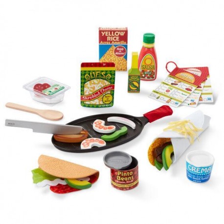 JUEGO DE TACO Y TORTILLA - MELISSA & DOUG - FILL FOLD TATO Y TORTILLA SET-JuguetesEstrella-COCINAS, COMIDA Y ACCESORIOS PA