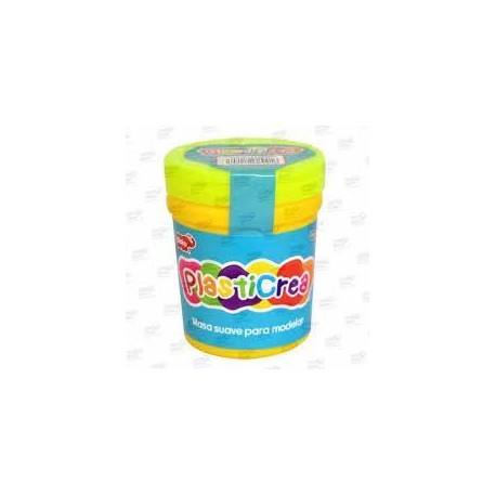 PLASTICREA F AMARILLO 150 GR.-JuguetesEstrella-ARTÍCULOS DE ARTE Y MANUALIDADE