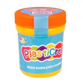 PLASTICREA F NARANJA 150 GR.-JuguetesEstrella-ARTÍCULOS DE ARTE Y MANUALIDADE