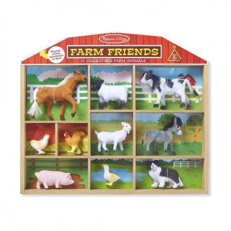 AMIGOS DE LA GRANJA - MELISSA & DOUG - FARM FRIENDS-JuguetesEstrella-CASAS DE MUÑECAS, CASTILLOS Y A