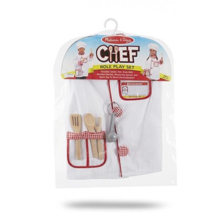 DISFRAZ DE CHEF - MELISSA & DOUG - CHEFF-JuguetesEstrella-DISFRACES Y ACCESORIOS