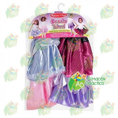 DISFRAZ DE TUTUS - MELISSA & DOUG - DRESS UP TUTUS-JuguetesEstrella-DISFRACES Y ACCESORIOS