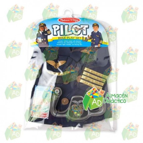 DISFRAZ DE PILOTO - MELISSA & DOUG - PILOT-JuguetesEstrella-DISFRACES Y ACCESORIOS