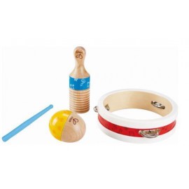 CONJUNTO DE RITMO - HAPE - RHYTM SET-JuguetesEstrella-INSTRUMENTOS MUSICALES